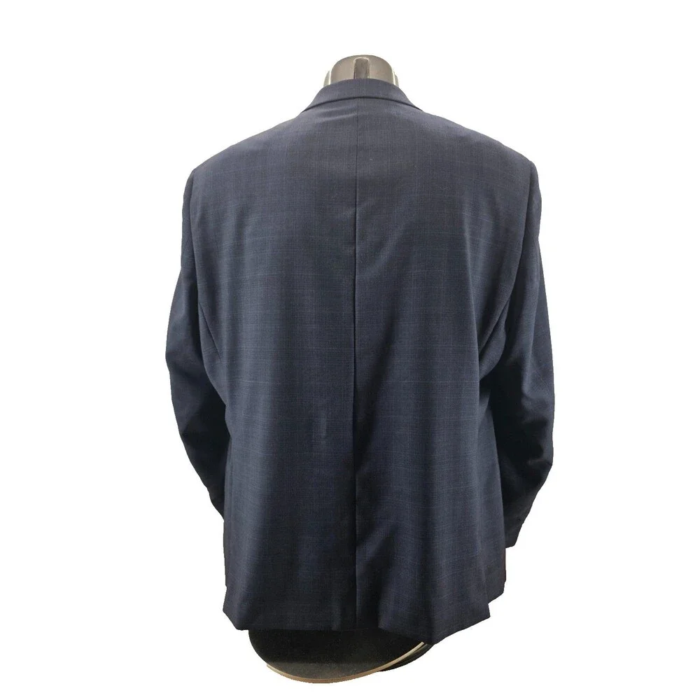 Michael Kors Suit 48R 40X30 Blue Wool Blend Two Button Corpcore Professional